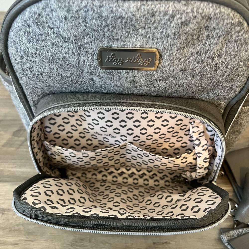 Itzy Ritzy Grayson Boss Mini Backpack with Accessories - Picture 5 of 9